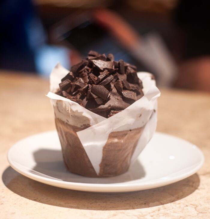 Cupcake de chocolate